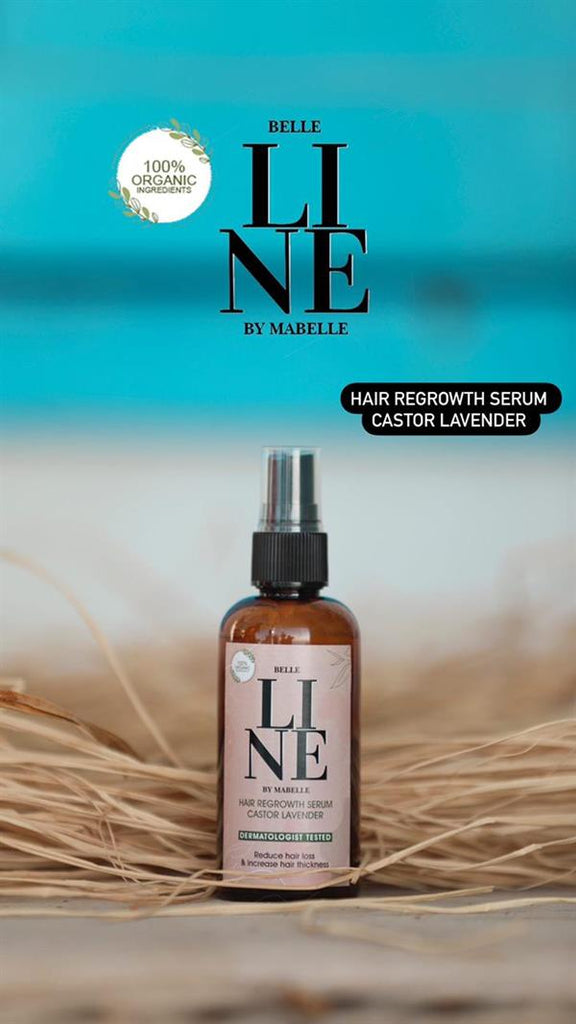 Belle Line Hair Regrowth Serum Castor Lavender 100ml - IZZAT DAOUK Lebanon