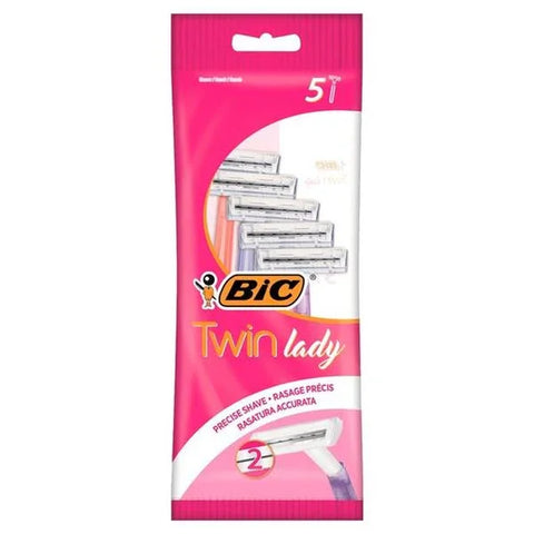 Bic Twin Lady Disposable Razors Pack of 5
