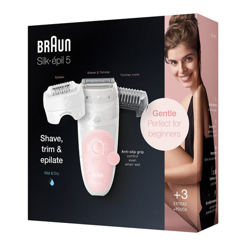 Braun Silk Epil 5-620 Wet & Dry Epilator With 4 Extras Incl. Shaver head. - IZZAT DAOUK Lebanon