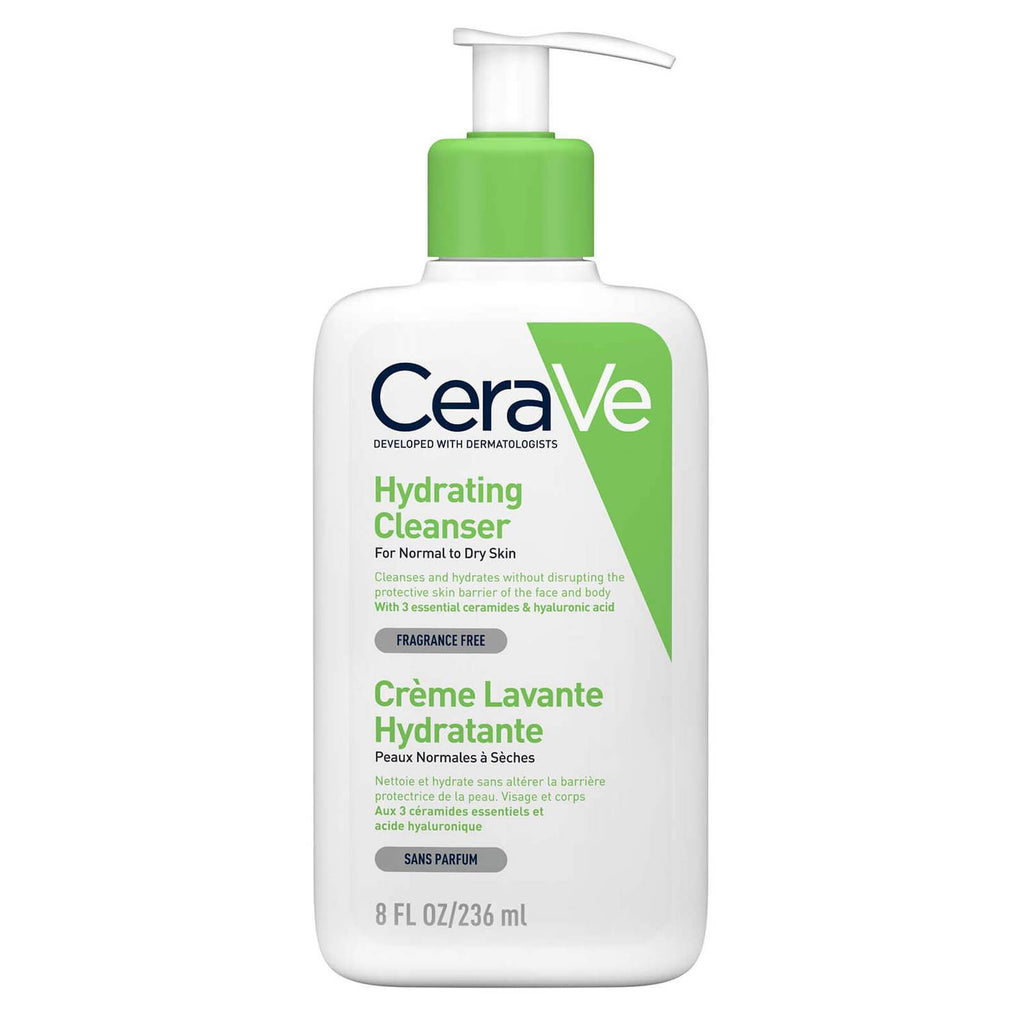 CeraVe Hydrating Cleanser with Hyaluronic Acid for Normal to Dry Skin 236ml - IZZAT DAOUK Lebanon