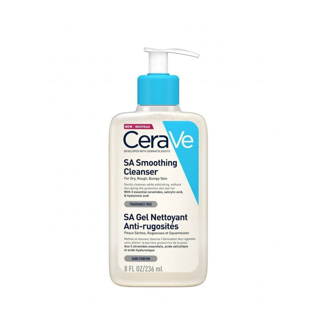 CeraVe SA Smoothing Cleanser with Salicylic Acid for Dry, Rough & Bumpy Skin 236ml - IZZAT DAOUK Lebanon