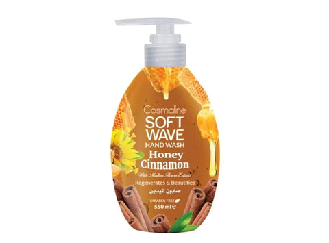 Cosmaline Soft Wave Hand Wash Honey Cinnamon 550ml