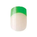 Dr Schmidt Cala French Neon Medium Length Fake Nails, image 2