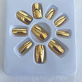 Dr Schmidt Runway Style Gold Mirror Nails