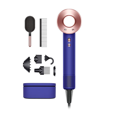 Dyson Supersonic Hair Dryer HD07, Vinca Blue and Rosé Gift Edition