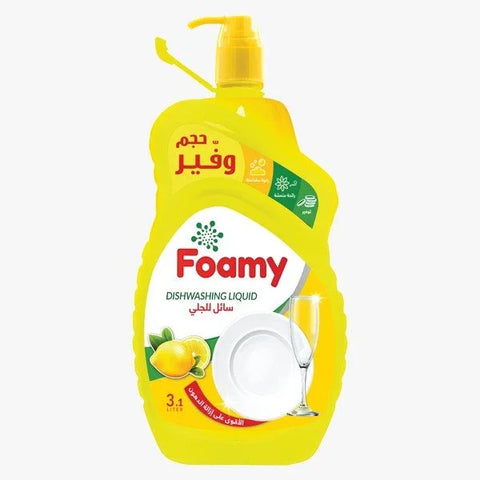 Foamy Dishwashing Liquid Lemon 3.1L