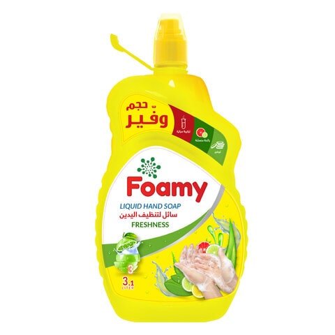 Foamy Liquid Hand Soap Lemon 3.1L - IZZAT DAOUK Lebanon