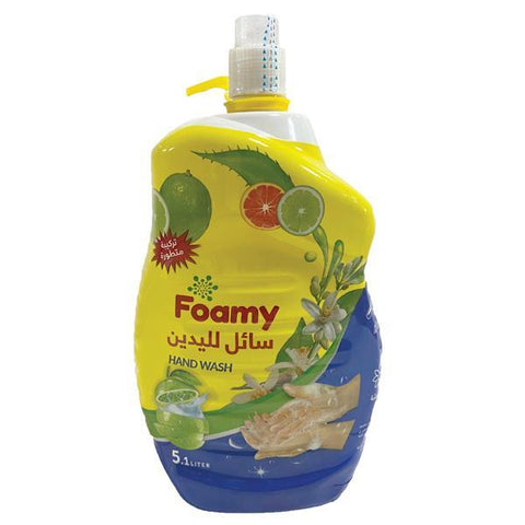 Foamy Liquid Hand Soap Lemon 5.1L