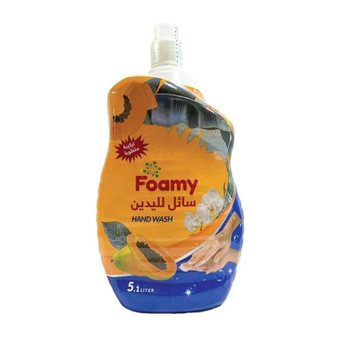 Foamy Liquid Hand Soap Papaya 5.1L