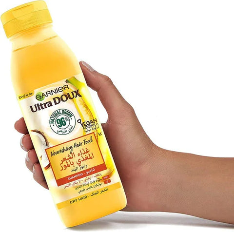 Garnier Ultra Doux Hair Food Banana and Shea Shampoo 350ml, image 2