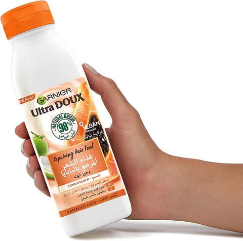 Garnier Ultra Doux Hair Food Papaya and Amla Conditioner 350ml, image 2