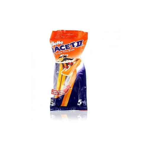 Gillette Nacet Double Edge Razor Blades, 5 Pieces