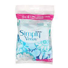 Gillette Simply Venus 3 Disposable Razors, 12 Pieces