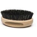 Guenzani Beard and Moustache Brush, Light Wood