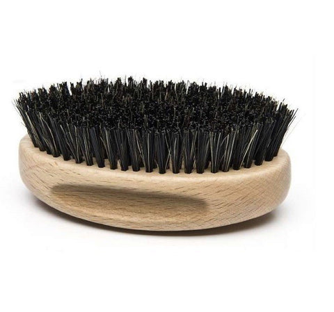 Guenzani Beard Moustache Brush, Light Wood Color - IZZAT DAOUK Lebanon