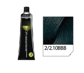 Inoa 2.10 Ammonia Free Hair Color, Blue Black 60g