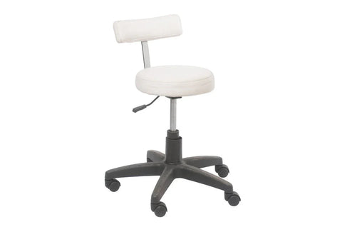 Jumbo Rich Barber Stool, Round Base