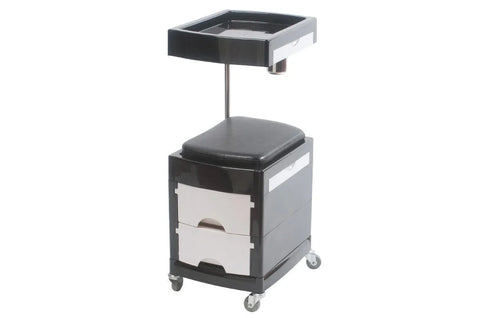 Jumbo Rich Barber Trolley with Drawer, Deluxe