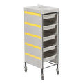 Jumbo Rich Plastic Salon Trolley, Multi Shelf