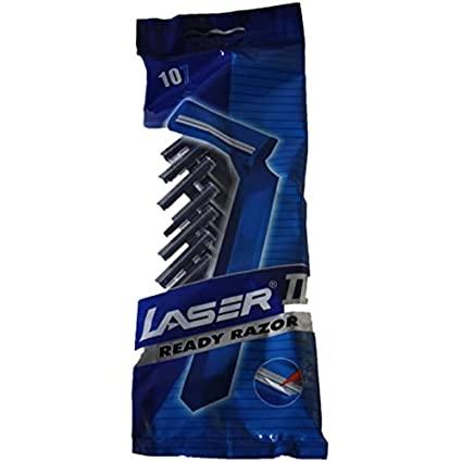 Laser 2 Twin Blade Razors for Men 10 Pieces