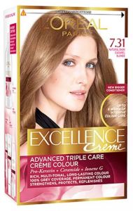 L'Oreal Excellence Creme Hair CRM 7.31 Beige Blonde - IZZAT DAOUK Lebanon