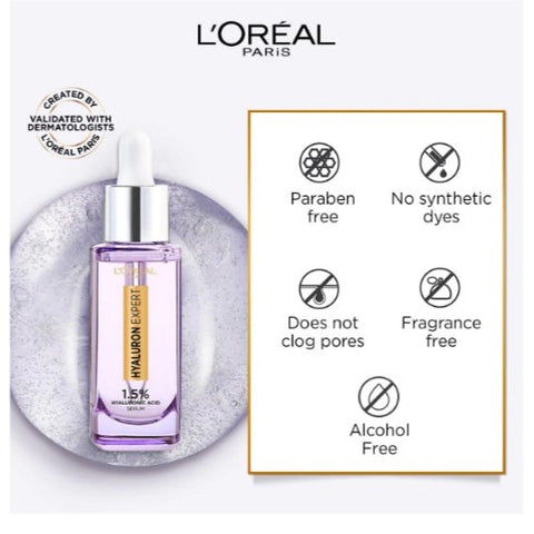 L'Oreal Hyaluron Expert Moisturiser and Anti-Aging Plumping Serum with Hyaluronic Acid - IZZAT DAOUK Lebanon