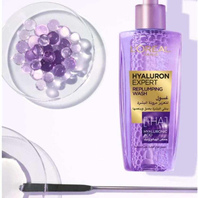 L'Oreal Paris Hyaluron Expert Replumping Face Wash With Hyaluronic Acid 200ml - IZZAT DAOUK Lebanon