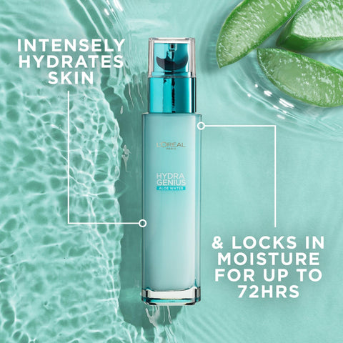 L’oreal Paris Hydra Genius Hyaluronic Acid + Aloe Liquid Moisturiser 70ml - IZZAT DAOUK Lebanon