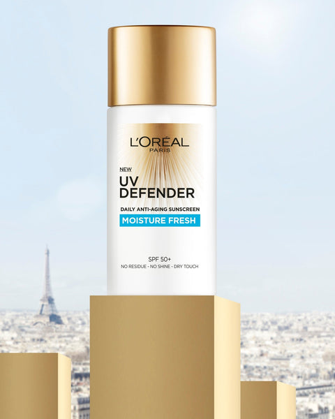 L'Oreal Paris UV Defender Daily Anti Aging Sunscreen Moist & Fresh - IZZAT DAOUK Lebanon