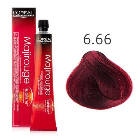 Majirel 6.66 Dark Extra Red Blonde Hair Color 50ml