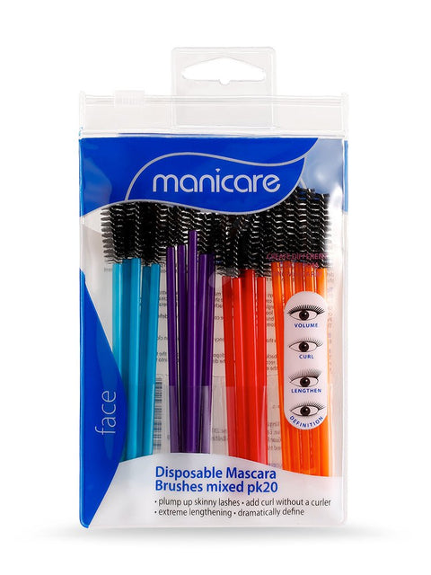 Manicare 23025 Disposable Mascara Brushes Mixed pk20 - IZZAT DAOUK Lebanon