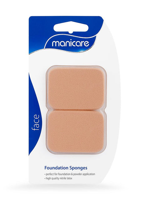 Manicare Foundation Sponges Rectangle Latex PK2 56300 - IZZAT DAOUK Lebanon