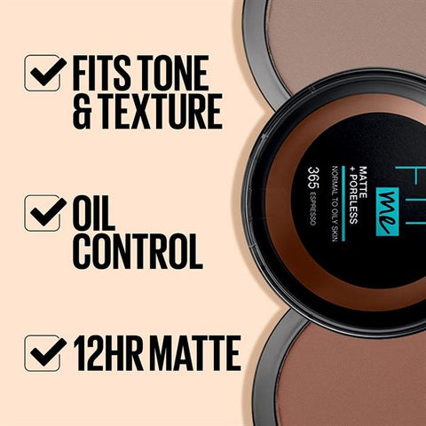 Maybelline Fit Me Matte + Poreless Powder - IZZAT DAOUK Lebanon