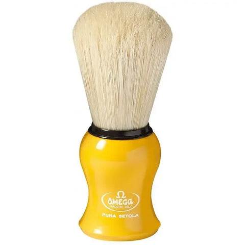 Omega Yellow 10065 Shaving Brush