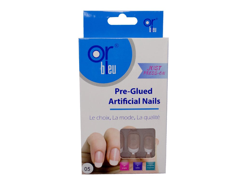 Or Bleu Ct-988-05 Pre-Glued Artificial Nails - IZZAT DAOUK Lebanon