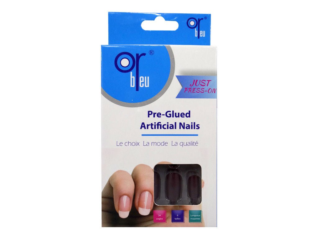 Or Bleu Ct-988-56 Pre-Glued Artificial Nails - IZZAT DAOUK Lebanon