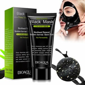 Perla Glam Bioaqua Blackhead Remover Bamboo Charcoal Black Mask - IZZAT DAOUK Lebanon