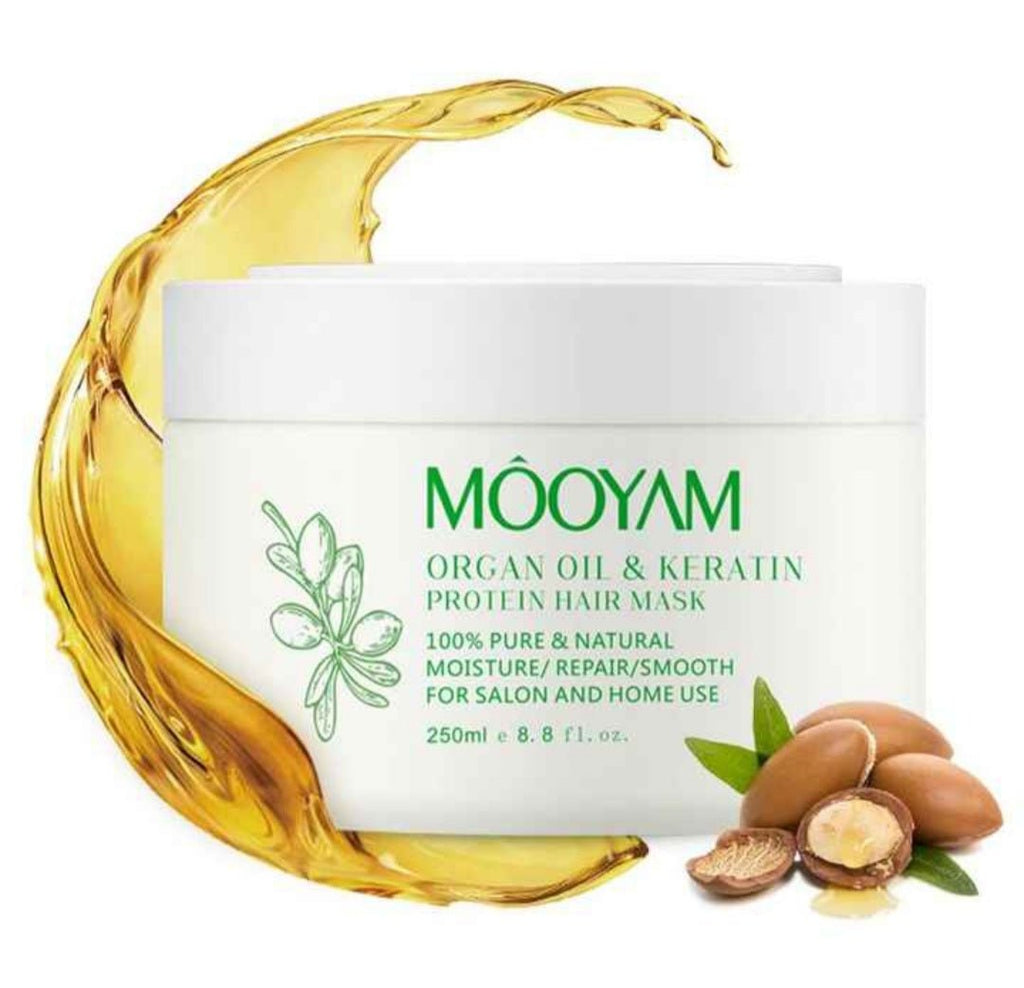 Perla Glam Mooyam Argan Oil & Keratin Protein Hair Mask 250ml - IZZAT DAOUK Lebanon
