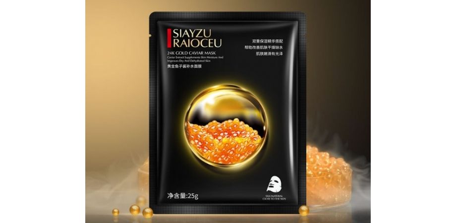 Perla Glam Siayzu Raioceu 24K Gold Caviar Mask - IZZAT DAOUK Lebanon