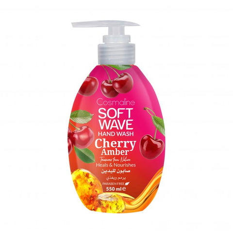 Cosmaline Soft Wave Liquid Soap Cherry Amber 550Ml