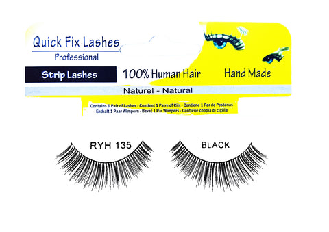 QUICK FIX LASHES STRIP RYH 135 BLACK