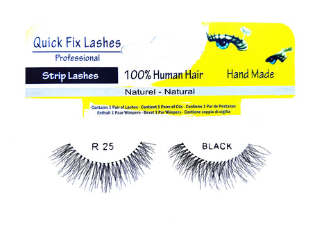 QUICK FIX LASHES STRIP R 25 BLACK