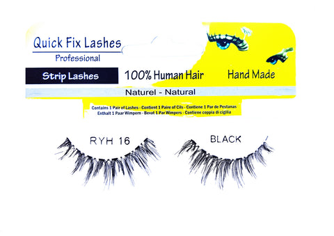 QUICK FIX LASHES STRIP RYH 16 BLACK