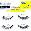 Quick Fix Twin Pack Lashes 120 Demi Black