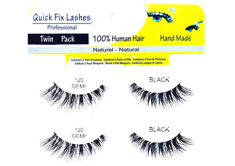Quick Fix Twin Pack Lashes 120 Demi Black