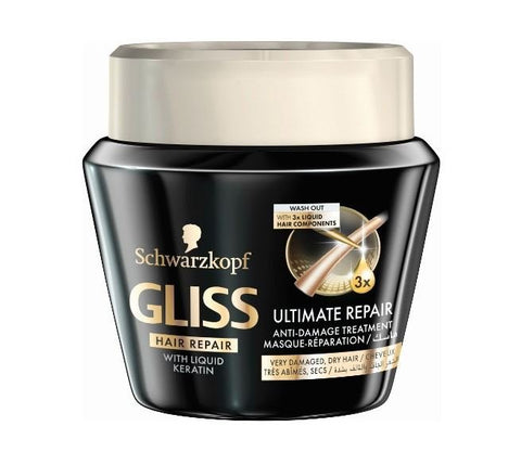 Schwarzkopf Gliss Hair Repair Ultimate Repair Anti Damage Treatment 300ml - IZZAT DAOUK Lebanon