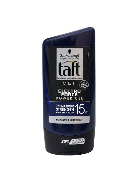 Schwarzkopf Taft Men Electro Force Power Gel 150ml - IZZAT DAOUK Lebanon