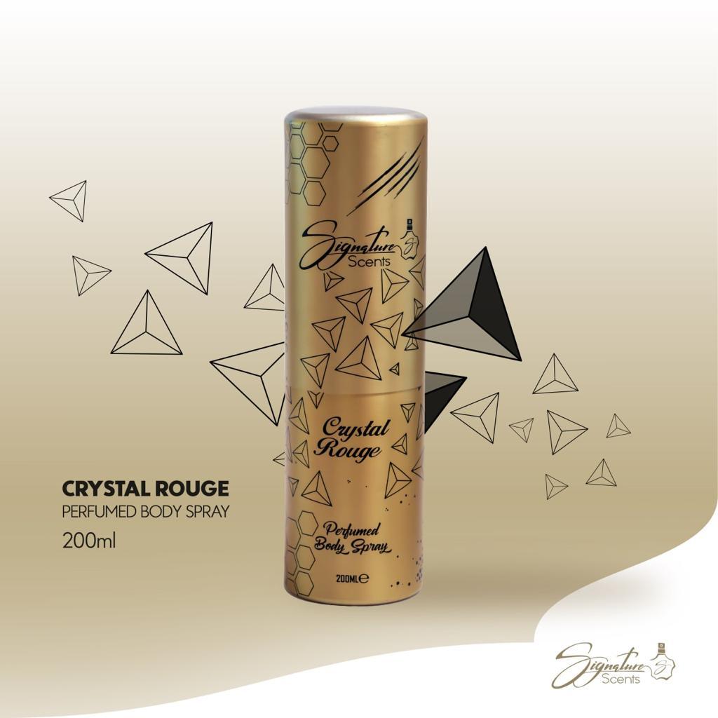 Signature Scents Crystal Rouge Perfumed Body Spray 200ml - IZZAT DAOUK Lebanon