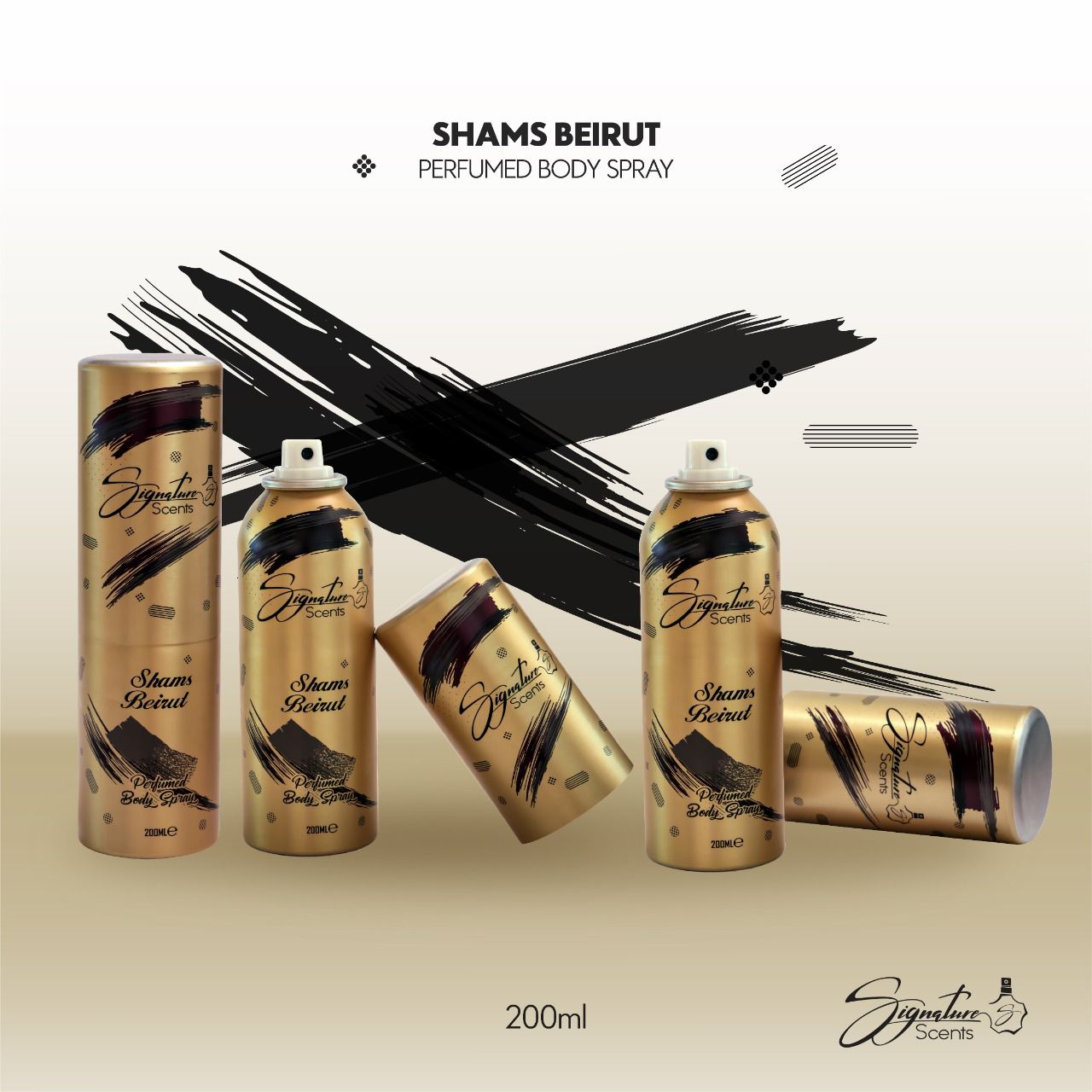 Signature Scents Shams Beirut Perfumed Body Spray 200ml - IZZAT DAOUK Lebanon