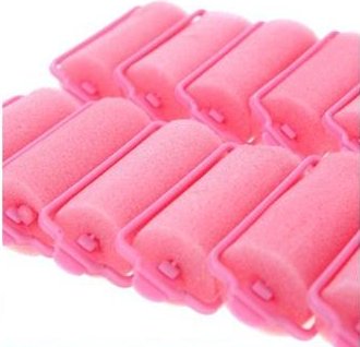 Superior Pink Foam Sponge Hair Rollers - IZZAT DAOUK Lebanon